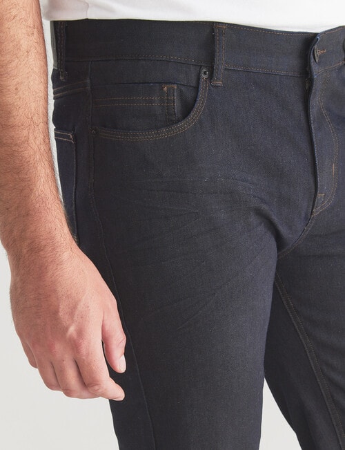 Chisel Coated Straight Leg Jean, Indigo product photo View 04 L