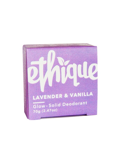 Ethique Lavender & Vanilla Glow Deodorant, 70g product photo