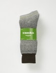Outdoor Collection Cushioned Work Sock, 3-Pack product photo View 02 S
