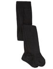 Columbine Merino Blend Tights in Black product photo View 02 S