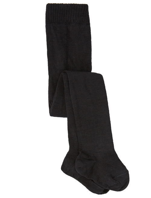 Columbine Merino Blend Tights in Black product photo View 02 L