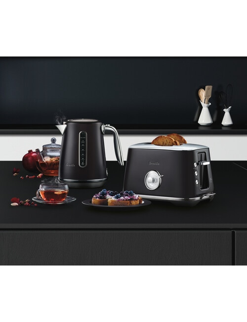 Breville The Soft Top Luxe Kettle, Black Truffle, BKE735BTR product photo View 04 L