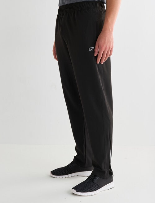 Gym Equipment Tapered Training Pants, Black product photo View 06 L