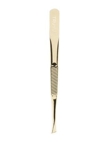 Truyu Slant Tip Tweezers, Gold product photo