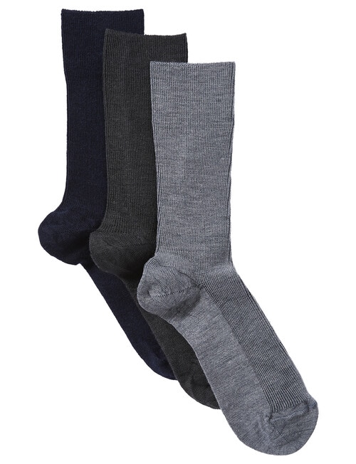 Harlequin Merino Wool Sock, 3-Pack product photo