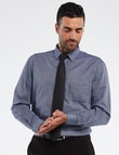 Chisel Formal Long Sleeve Navy Texture Shirt product photo