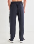 Gym Equipment Tapered Microfibre Training Pants, Navy product photo View 02 S
