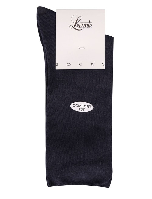 Levante Cotton Crew Comfort Top Navy product photo