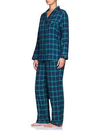 Bendon Elsa Fay Flannelette PJ Set, Blue Check product photo