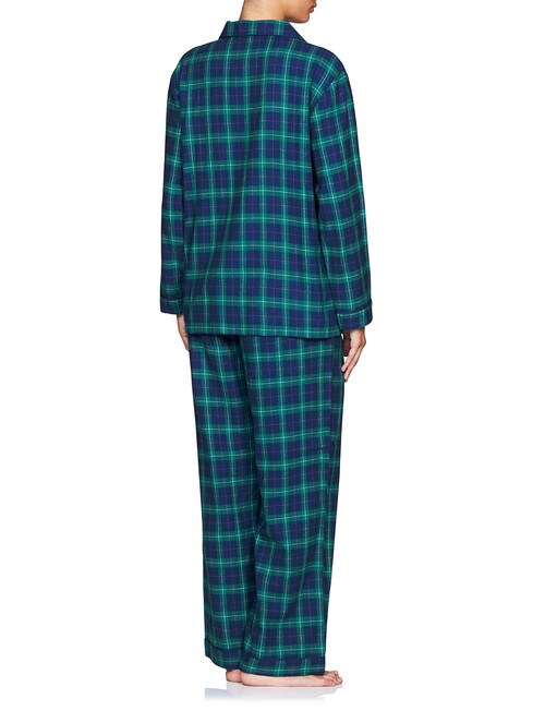 Bendon Elsa Fay Flannelette PJ Set, Blue Check product photo View 02 L