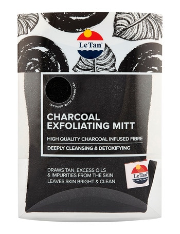 Le Tan Charcoal Exfoliating Mitt product photo
