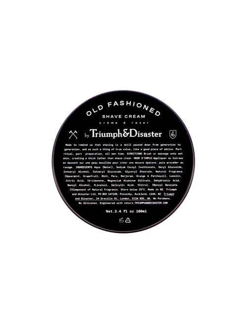 Triumph and Disaster Old Fashioned Shave Cream - Jar, 100ml product photo View 03 L