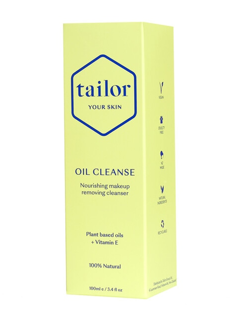 Tailor Skincare Oil Cleanse, Cleanser + Makeup Remover, 100ml product photo View 03 L