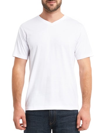 Chisel Ultimate Vee Tee, White product photo