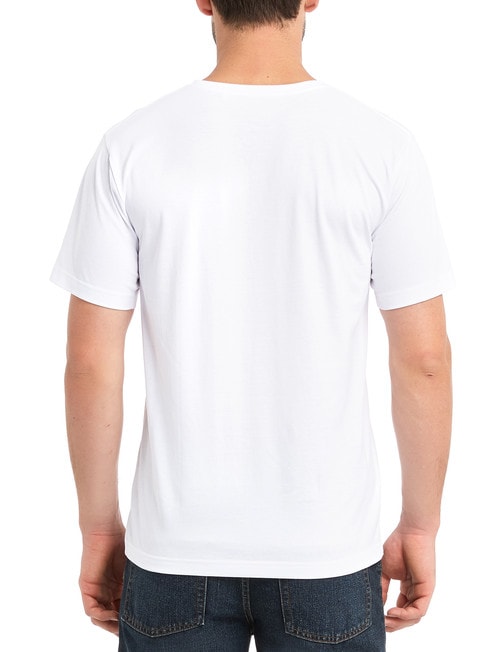Chisel Ultimate Vee Tee, White product photo View 02 L