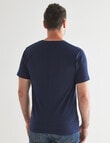 Chisel Ultimate V-Neck Tee, Navy product photo View 02 S