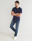 Chisel Ultimate V-Neck Tee, Navy product photo View 03 S
