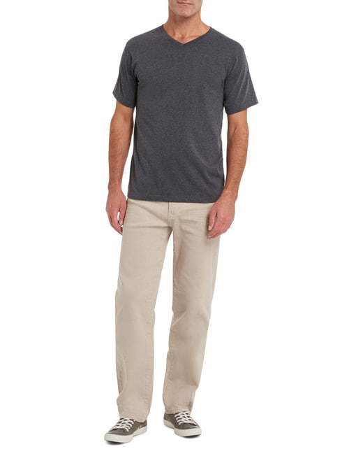 Chisel Ultimate V Tee, Charcoal Marle product photo View 03 L