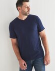 Chisel Ultimate V-Neck Tee, Navy product photo