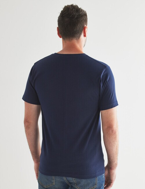 Chisel Ultimate V-Neck Tee, Navy product photo View 02 L