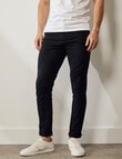 Gasoline Spitalfields Slim Chino Pant, Black product photo View 02 S