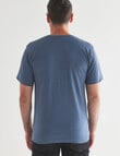 Chisel Ultimate V-Neck Tee, Blue Marle product photo View 02 S