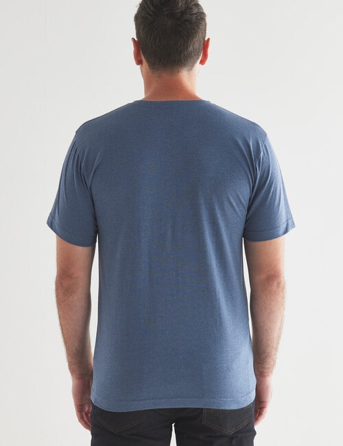 Chisel Ultimate V-Neck Tee, Blue Marle product photo View 02 L