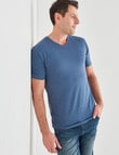 Chisel Ultimate V-Neck Tee, Blue Marle product photo View 05 S