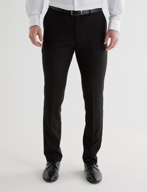 Laidlaw + Leeds Tailored Stretch Pants, Black product photo