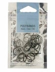 Mae Elastics Polybands Black & Clear 100-Pieces product photo View 02 S