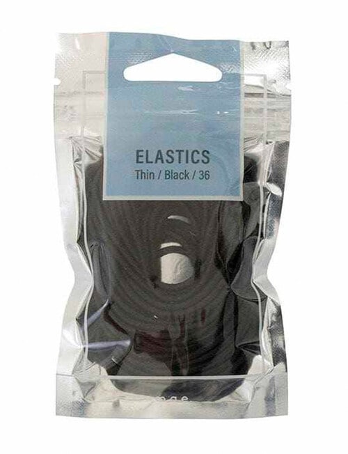 Mae Elastics Thin Black 36-Piece product photo View 02 L