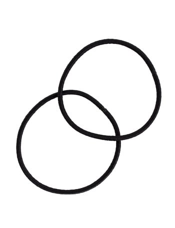 Mae Elastics Super Stretch Thin Black 20 Piece product photo