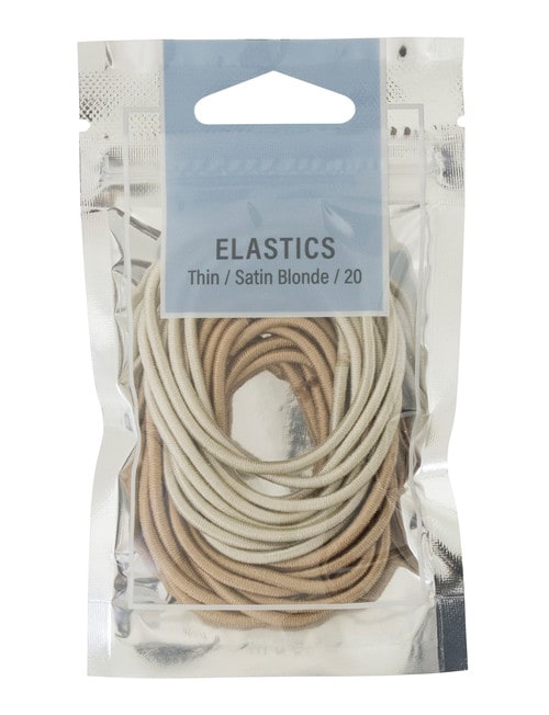 Mae Elastics Thin Blonde Satin 20-Piece product photo