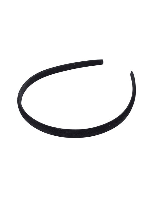 Mae Headband Velvet Black product photo View 02 L