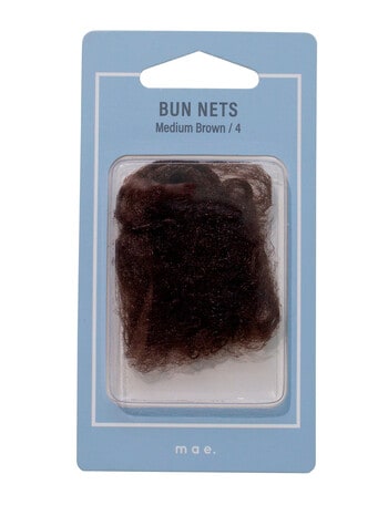 Mae Bun Nets Brown 4-Piece product photo