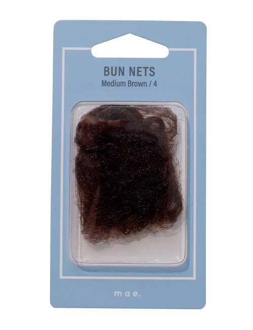 Mae Bun Nets Brown 4-Piece product photo