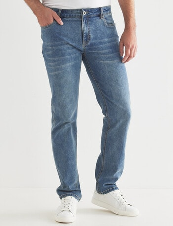 Chisel Extreme Stretch Slim Leg Jean, Stonewash product photo