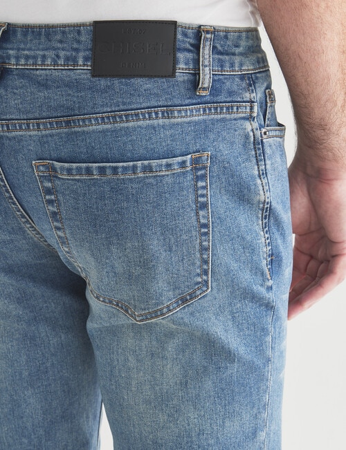 Chisel Extreme Stretch Slim Leg Jean, Stonewash product photo View 05 L