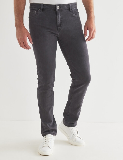 Chisel Extreme Stretch Slim Leg Jean, Charcoal product photo