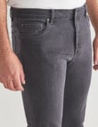Chisel Extreme Stretch Slim Leg Jean, Charcoal product photo View 04 S