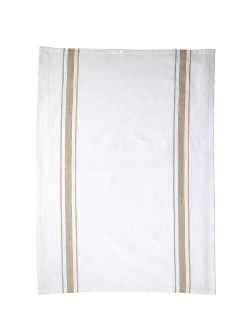 Capital Kitchen Sinclair Tea Towel Taupe Stripe, Set of 3 product photo View 03 L