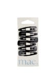 Mae One Touch Clips 5cm Black 6-Pack product photo