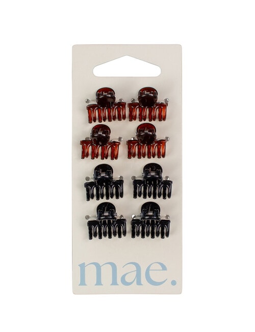 Mae Claw Grips Mini Black & Tortoie 8-Piece product photo