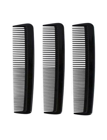 Mae Pocket Comb, Black, Set-of-3 product photo