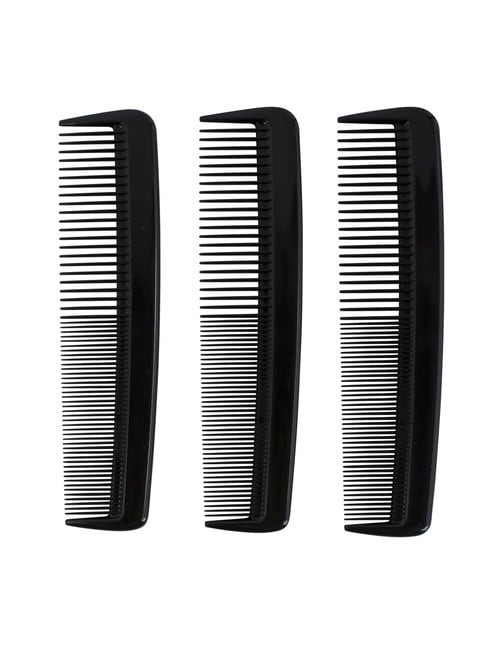 Mae Pocket Comb, Black, Set-of-3 product photo
