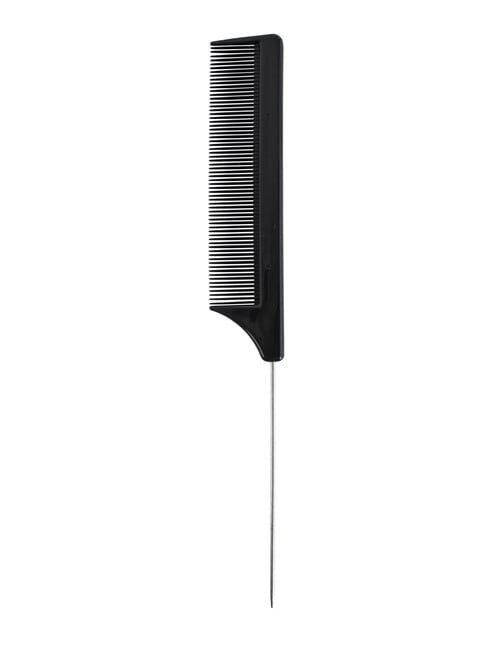 Mae Metal Handle Comb, Black product photo