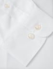 Laidlaw + Leeds Long-Sleeve Twill Shirt, Regular Cuff, White product photo View 03 S