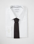 Laidlaw + Leeds Long-Sleeve Twill Shirt, Regular Cuff, White product photo View 02 S