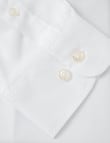 Laidlaw + Leeds Long-Sleeve Twill Shirt, Regular Cuff, White product photo View 03 S