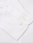Laidlaw + Leeds Long-Sleeve Herringbone Shirt, White product photo View 04 S